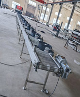 Convoyeur à bande en maille d'acier inoxydable 304 de qualité alimentaire personnalisé avec ventilateurs de séchage et de refroidissement par soufflage d'air pour l'industrie agroalimentaire