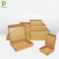 Mailer boxen aus Wellpappe 20x15x6cm Standard größe mit Matt laminierung und Prägung für die Lagerung von Socken-Recycelte Materialien