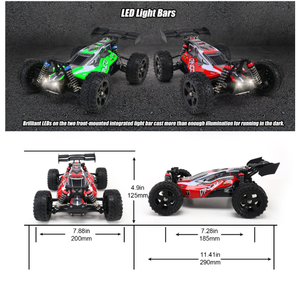 Camion monstre tout-terrain 4x4 REMO Hobby SJY-1655 à l'échelle 1/16 sans balais avec éclairage LED, modèles de véhicules, buggy, voiture RC de drift - Product Image 6