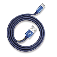 Cable micro USB de carga de sincronización de datos rápida de 2.4A para teléfonos móviles Samsung Android