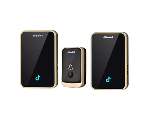<span class=keywords><strong>Timbre</strong></span> <span class=keywords><strong>con</strong></span> pilas de diseño moderno Aiben DC 6V/12V 6A AAA * 4 botones para hoteles <span class=keywords><strong>con</strong></span> fuente de alimentación de enchufe requerida - Product Image 1