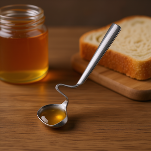 Zwilling Honey <b>Spoon</b> Dinner Size Stainless Steel <b>Serving</b> <b>Spoon</b> For Honey Dispensing - Product Image 3