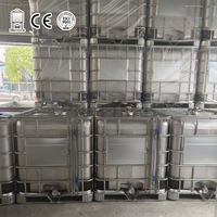 IBC Wassertank Edelstahl Großhandel China Import 1000L HDPE IBC-Tank Hersteller Quadratisch Lagerbestand Weiß