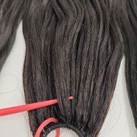 100% Vierge Cheveux Vendeur Bouclés Crochet Humain Invisible Double Ligne Plume Extensions de Cheveux Extension de Cheveux Humains