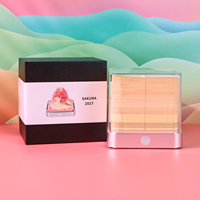 Calendrier quotidien 365 jours Sakura Tree House, bloc-notes 3D personnalisé, artisanat en papier, bloc-notes, papeterie, articles cadeaux d'anniversaire de luxe pour enfants