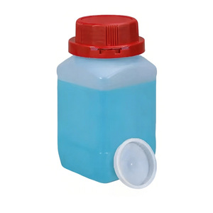 ขวดพลาสติก HDPE ทรงเหลี่ยมปากกว้างสำหรับใช้ในห้องปฏิบัติการ ขนาด 250 มล. 500 มล. 750 มล. 1000 มล. 1500 มล. พร้อมวงแหวนป้องกันการขโมย - Product Image 3