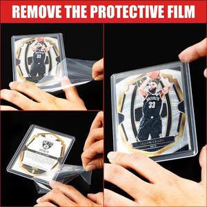 Étui de protection semi-rigide transparent en PVC personnalisé pour cartes de visite, épaisseur 35pt, avec motif de dessin animé, pour le classement et le commerce - Product Image 4
