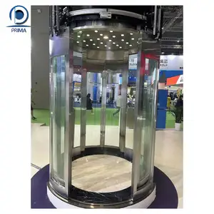 CBDMART Luxury Transparent Panoramic Elevator Various Shape Stable Multi-function Competitive Price Panoramic Elevator