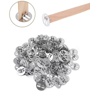 Bougie en bois mèches Base Clip bougies en métal faisant des fournitures bricolage noyau de mèche fixation support de Base en gros - Product Image 2