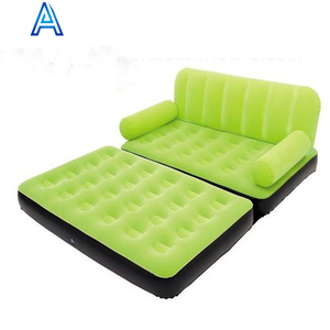 Sofá Cama Inflable Doble de PVC Ecológico con Efecto Flocado, Silla con Colchón de Aire Plegable - Product Image 5