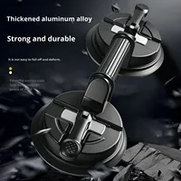 Ventouse triple robuste, grand lève-vitre en alliage d'aluminium, support de vide solide pour verre trempé