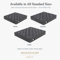 Surmatelas à ressorts ensachés durable de Chine, fabrication OEM/ODM, 5/7 zones, sur mesure, fermeté, tissu, logo, pour chambre d'hôtel