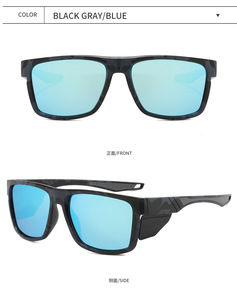 Anti-rüzgar polarize çift enjeksiyon kalıplı taktik açık UV koruma balıkçılık güneş gözlüğü - Product Image 4