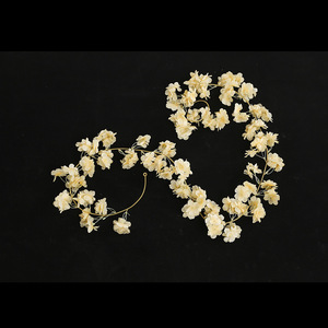 Guirlande de <span class=keywords><strong>fleurs</strong></span> artificielles, plante grimpante, feuilles suspendues, rotin - Product Image 5