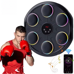 Máquina de Boxeo Inteligente con Bluetooth para Montar en la Pared, para Gimnasio en Casa, Entrenamiento en Interiores, Máquina de Golpeo con Música y Guantes de Boxeo - Product Image 1