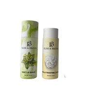 Emballage de Tube de papier cosmétique biodégradable 10g/12ml/0.3oz baume à lèvres pousser le papier de cire de Tube de cylindre de papier de carton à l'intérieur
