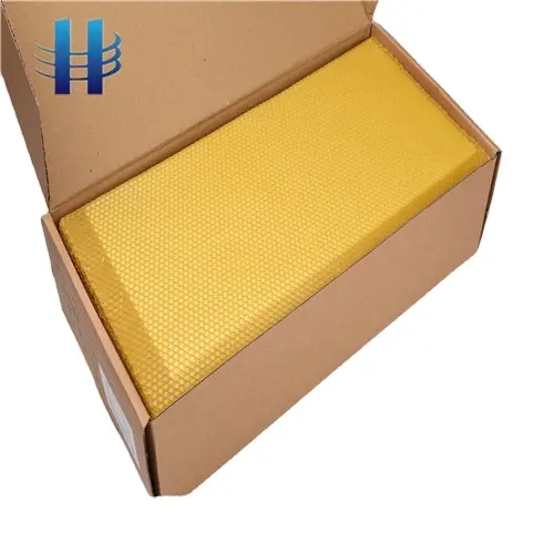 natural pure beeswax foundation sheet for beekeeping with factory price