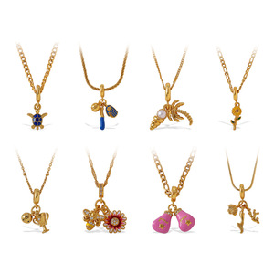 Collar con Colgante de Moda, Aleación de Zinc, Chapado en Oro de 18K, Forma de Animal, Estilo Playero, Joyería para Mujer, Regalo - Product Image 5