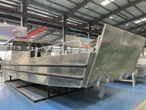 Nuevo Bote <span class=keywords><strong>de</strong></span> <span class=keywords><strong>Carga</strong></span> <span class=keywords><strong>Pequeño</strong></span> <span class=keywords><strong>de</strong></span> Aluminio <span class=keywords><strong>de</strong></span> 11m, Embarcación <span class=keywords><strong>de</strong></span> <span class=keywords><strong>Carga</strong></span> Pesada, Bote con Cabina y Timón, Uso Comercial - Product Image 5