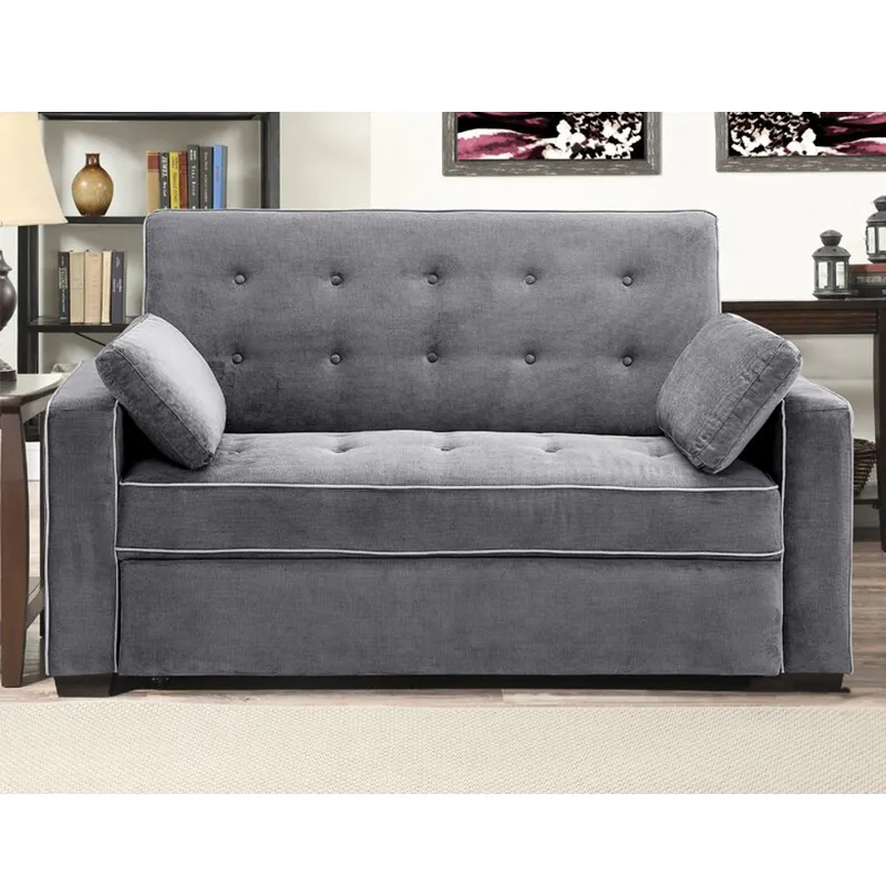 Bán Sỉ Nhà Sản Xuất Đồ Nội Thất Căn Hộ Sofa Giường Cum Gấp Gọn Kiểu Châu Âu Giường Sofa 2 CHỖ Cho Phòng Khách