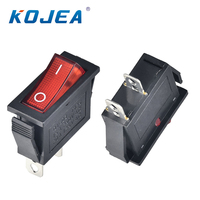 Interrupteur à bascule avec bouton SPST led, 3 voies, cqc, KCD3, r11, t125, 55, 16a, 250v, 1e4, 20a, 250v, 3 broches