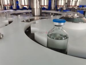 תמיסת נוזלים ב-iven פתרון עירוי מלח וזכוכית קו ייצור מכונת מילוי בקבוק זכוכית - Product Image 3