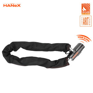 HANEX - Antivol en acier trempé renforcé de 12 mm pour vélos - Chaîne de sécurité pour le cyclisme - Chaîne de sécurité pour vélo - Product Image 4