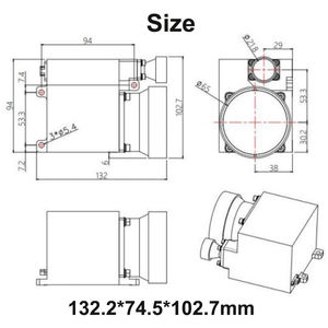 Sensor de Detecção Humana Longo Alcance ao ar livre 20000m Módulo Rangefinder Laser Ultra Leve UART 1570nm 20km Módulo Rangefinder - Product Image 3