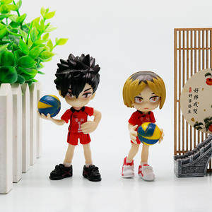 ชุดฟิกเกอร์อนิเมะไฮคิว 6 ตัว ทำจาก PVC รุ่นสะสม ตัวละคร โทรุ โออิคาวะ และ ฮินาตะ โชโย แบบกล่องเวอร์ชั่น Q - Product Image 3