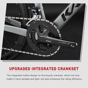 Vélo de Gravel <span class=keywords><strong>R8000</strong></span> 22 vitesses avec cadre en fibre de carbone, roues en alliage 700*28C et freins à disque mécaniques pour adultes, idéal pour la course et le sport - Product Image 5