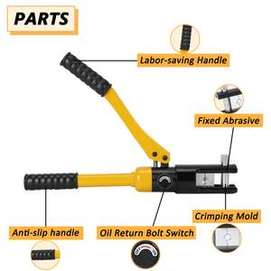 YQA-120 Hidráulica <span class=keywords><strong>Crimping</strong></span> Tool Fácil de operar Fio hidráulico <span class=keywords><strong>Crimping</strong></span> Tool Kit para <span class=keywords><strong>Wire</strong></span> Rope Battery Cable Termina Ring Terminals - Product Image 3