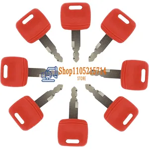 2/6/10 pièces Clés de contact H800 pour excavatrice JDR, bulldozer Case, <span class=keywords><strong>Fiat</strong></span>, <span class=keywords><strong>Hitachi</strong></span>, New Holland AT194969 AT147803 - Product Image 3