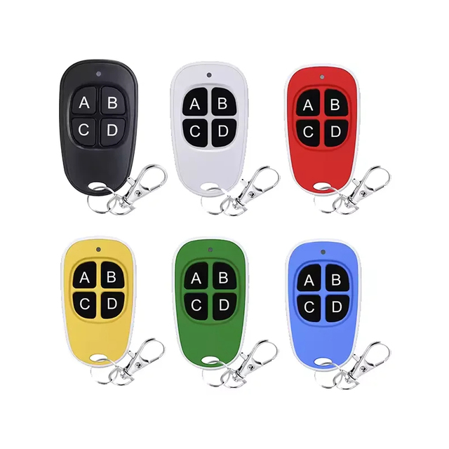 Universal Garage Door Opener Remote Control 299/315/433 MHz RF 4 Buttons Learning Clone Duplicator Home Garage Door Various
