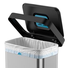 حاوية قمامة مخصصة 50 لتر من الفولاذ المقاوم للصدأ في الأماكن المغلقة - Product Image 2