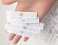 UTC-12 lavable RFID lin UHF blanchisserie tissu étiquette pour hôtel hôpital RFID robe système de suivi