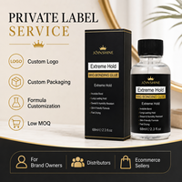 Produttore di colla trasparente per parrucche Private Label con formula resistente al sudore e tenuta forte per proprietari di marchi di parrucche
