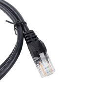 Cable de Conexión Recto Cat6 UTP con Cubierta de PVC PE y Conductores de CCA para Redes Informáticas, Comunicación LAN RJ45