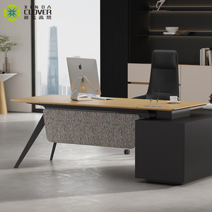 <span class=keywords><strong>Muebles</strong></span> de Oficina, Escritorio de Oficina de Estilo Minimalista con Cajones de Almacenamiento - Product Image 4