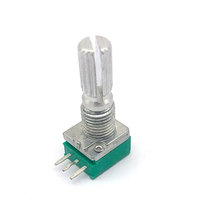 097 Double Potentiomètre B20k B203 20k Longueur de la poignée 15mm potentiomètre double gang
