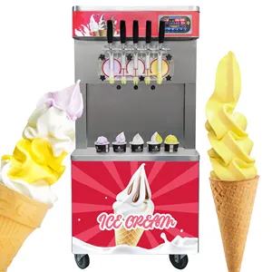 Time time çok 5 lezzet dondurma makinesi/dondurma yapma makinesi/koni dondurma makinesi yumuşak hizmet fiyat CE NSF CE
