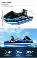 Mini Jet Kart Nautique Monoplace avec Aile Arrière pour une Maniabilité Agile, Produit Aquatique Tendance, Certifié CE, Personnalisable pour la Location en Club