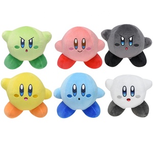 6 estilos de estrella de Anime Rosa esponjosa para <span class=keywords><strong>Kirby</strong></span>, juguetes de peluche, muñeco de peluche suave, PP almohada con relleno de algodón, decoración de habitación - Product Image 2