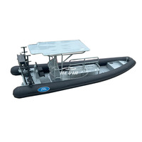 CE SP760 25ft Deltabay Rib Boat 760 Ponton Mousse Rib Bateaux Rib Hypalon Gonflable Bateau Aluminium Hardtop