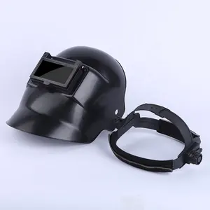 TIG argon arc welding head wearing flip lens safety welding protective mask manual welding welder mask sponge head circle