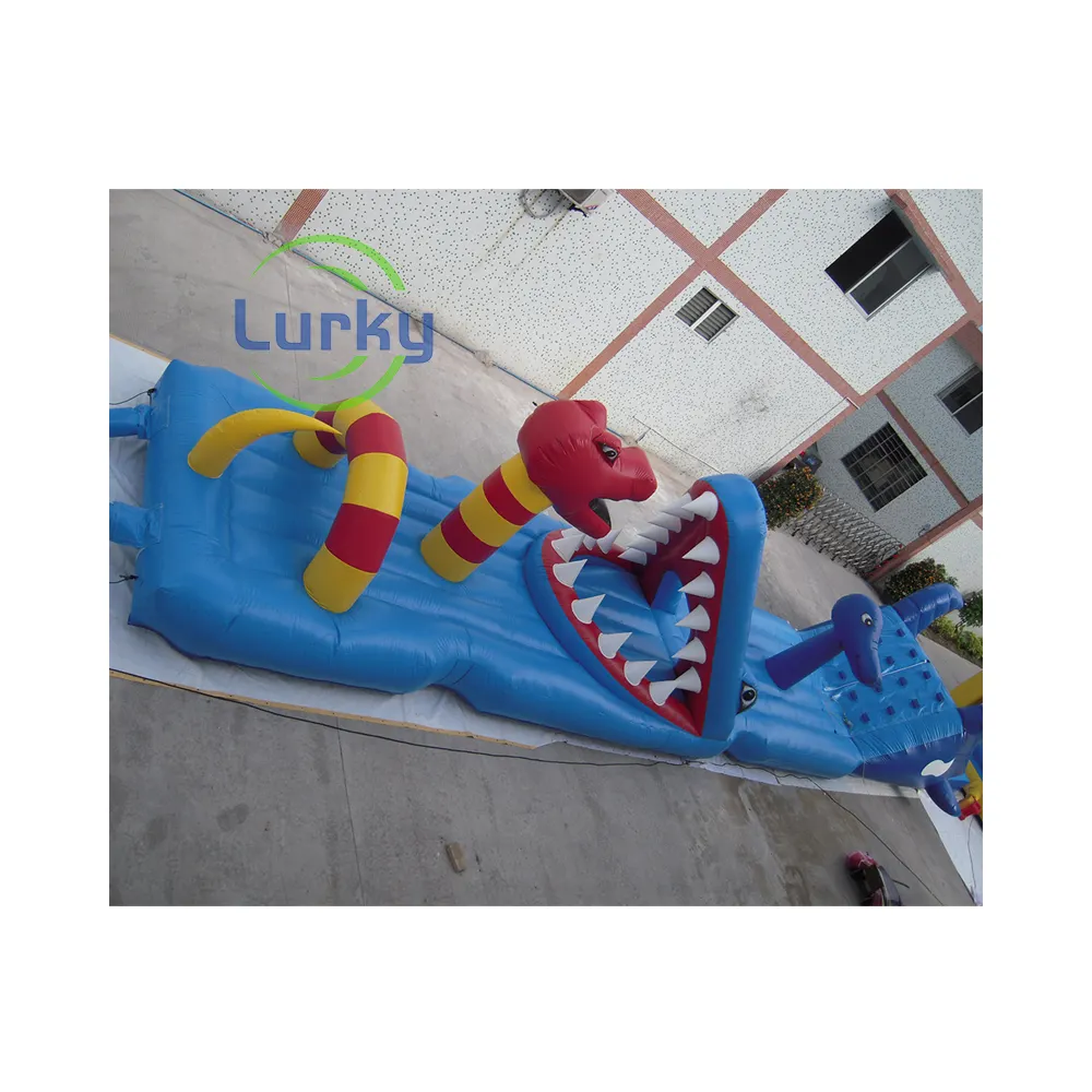 Chất lượng cao Inflatable trò chơi thể thao bouncy vui vẻ thành phố nhảy bouncy lâu đài nhà bouncy lâu đài Combo khóa học trở ngại