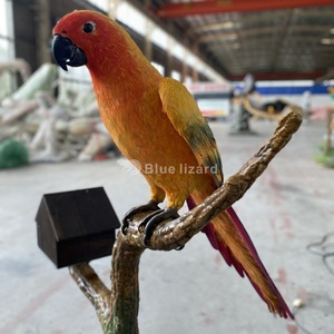 Blue Lizard Forest Park Animatronic Realista Animal Loro Pájaros <span class=keywords><strong>Sol</strong></span> Periquito Modelo para la venta - Product Image 6