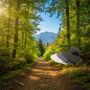 Cappello da pescatore con tesa larga 9 cm, leggero e traspirante, protezione solare, per uomo e donna, ideale per escursioni all'aperto - Product Image 2