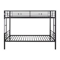 Lit superposé en métal moderne de conception nouvelle, mobilier de chambre d'étudiant pour dortoir scolaire, double couche en acier, couleur personnalisée, hôtel, hôpital