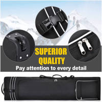 Sac de snowboard en polyester personnalisé avec roue Sport Totebag Skateboard Accessoires Casque Rangement Organisateur Tote Ski Boot Travel Bag