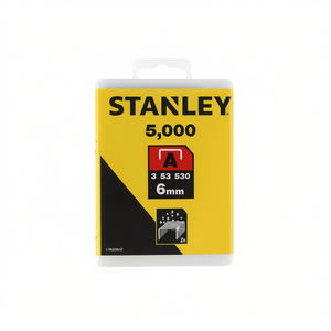 Agrafes Stanley Type A 6 mm, 5000 unités, revêtement en zinc - Product Image 2